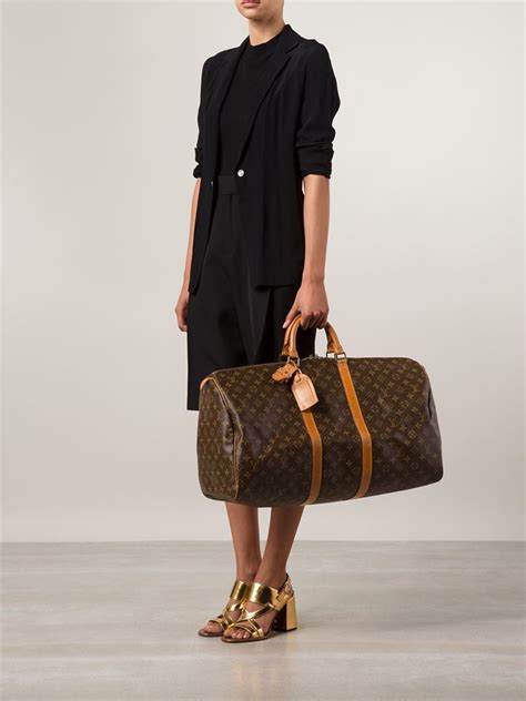 louis vuitton keepall 55 travel bag|louis vuitton keepall 50 size.